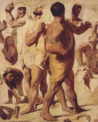 Jean Auguste Dominique Ingres Study for the Martyrdom of St.Symphorian (mk04) Germany oil painting art